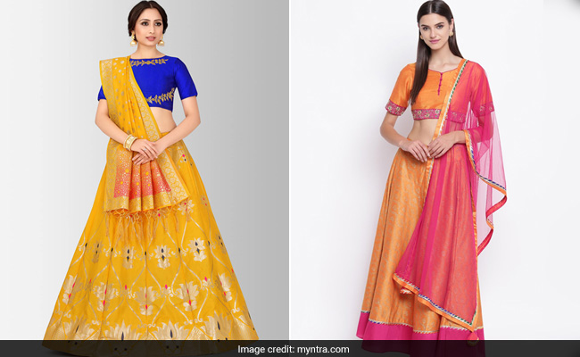 9 Trendy <i>Lehengas</i> That Are As Colourful As They Are Chic