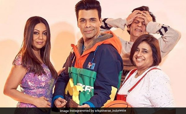 करण जौहर और गौरी खान ने 'कुछ कुछ होता है' का सीन किया रिक्रिएट, तो शाहरुख खान ने पकड़ा अपना सिर...देखें Photo