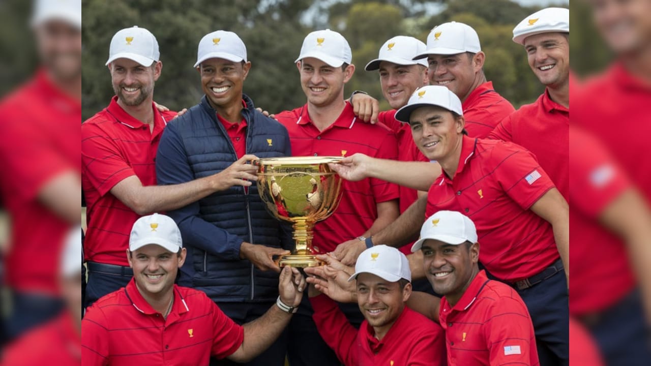 Josh Giddey And Derrick Rose Link Up At Presidents Cup In Chicago
