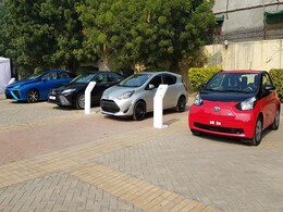 Toyota Showcases Its Range Of Green Vehicles In India Toyota Showcases Its Range Of Green Vehicles In India