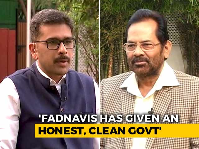 "Complete Mandate For BJP And Its Alliance In Maharashtra": Mukhtar Abbas Naqvi