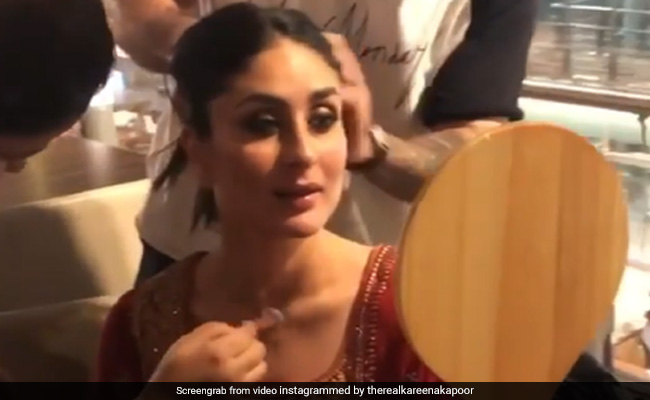 When Kareena Kapoor Got Ready For Cousin Armaan Jain's <I>Roka</I> At The Bengaluru Airport