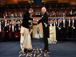 Abhijit Banerjee 3rd Bengali To Win Nobel, Only One To Wear A <i>Dhoti</i> Abhijit Banerjee 3rd Bengali To Win Nobel, Only One To Wear A <i>Dhoti</i>