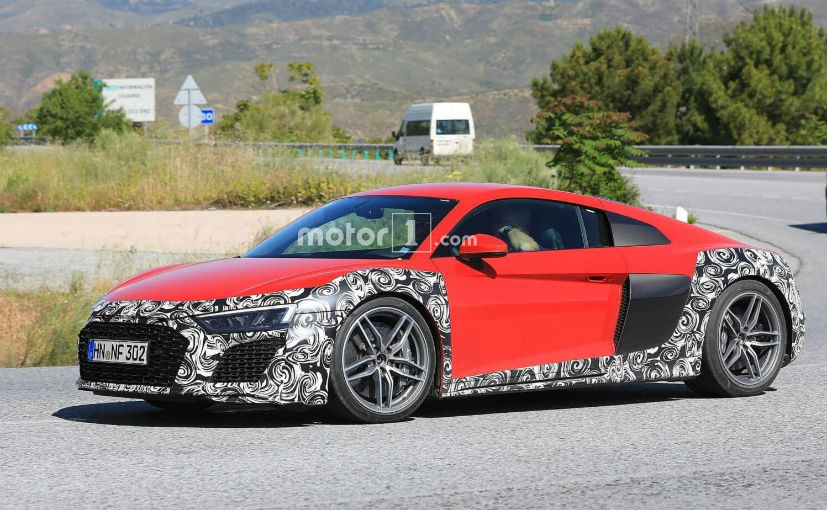 2019 Audi R8 Facelift Spied Testing