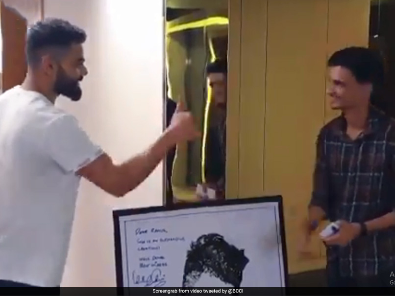 Watch: Fan Wows Virat Kohli By Making Portrait Of India Captain Out Of Old Phones