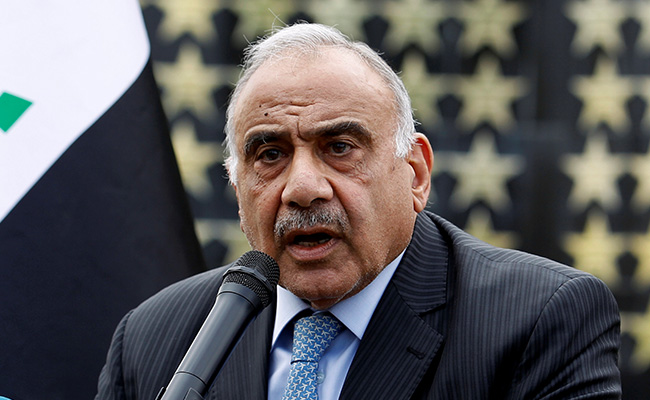 Iraq Received US Letter Over Troop Withdrawal, Says Adel Abdul Mahdi