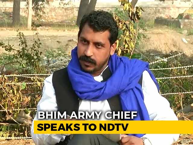 "BJP Wants To Create A Divide, Constitution In Danger": Bhim Army Chief To NDTV