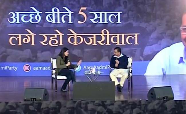 दिल्ली के CM अरविंद केजरीवाल ने टाउनहॉल में कहा, "दिल्ली को वर्ल्ड-क्लास सिटी बनाना है..."