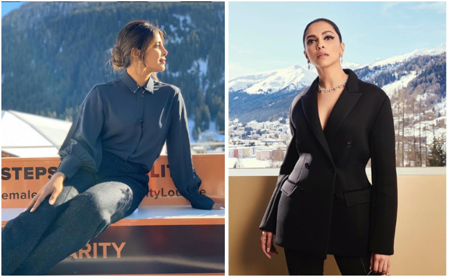 Women In Black: Priyanka Chopra, Deepika Padukone Take To Power Dressing