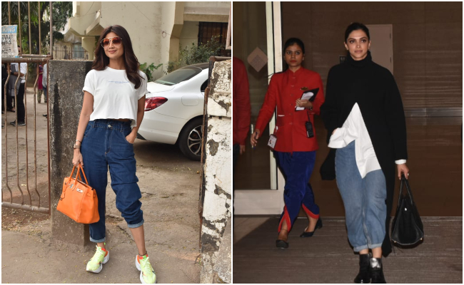 Deepika Padukone To Shilpa Shetty, Relaxed Jeans Are A Celeb Favourite
