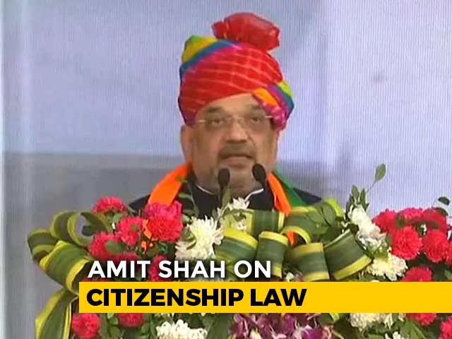 "Won't Turn Back On Citizenship Act": Amit Shah At Mega Outreach Rally