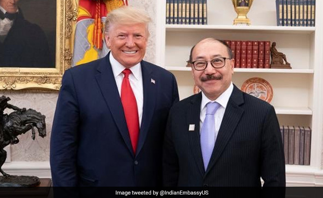 Outgoing Indian Envoy Meets Trump, Thanks Him For Strengthening Indo-US Relations