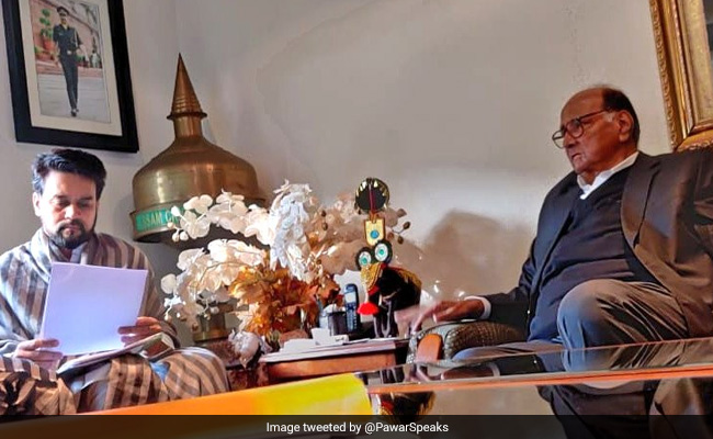 Sharad Pawar Meets Anurag Thakur To Discuss Revival Of Scam-Hit PMC Bank