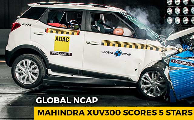 Mahindra XUV300 Scores 5 Star In Global NCAP Crash Test