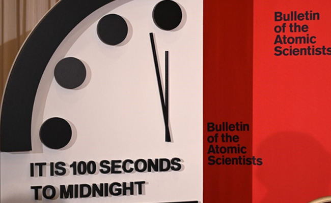 No Apocalypse Yet: The Doomsday Clock Is Stuck At 100 Seconds To Midnight