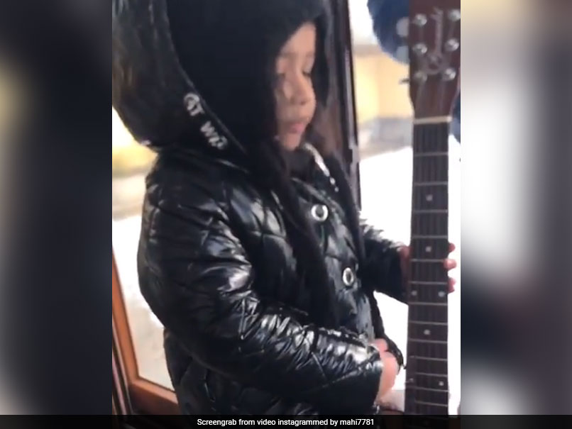 Watch: MS Dhoni Captures Daughter Ziva Singing In An Adorable Video