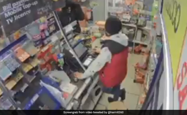 Watch: Punjabi Shopkeeper Chases Away Robber While Shouting Curses