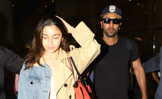 Vacation Done. Alia Bhatt And Ranbir Kapoor, Mobbed At Mumbai Airport, Walk Away Calmly