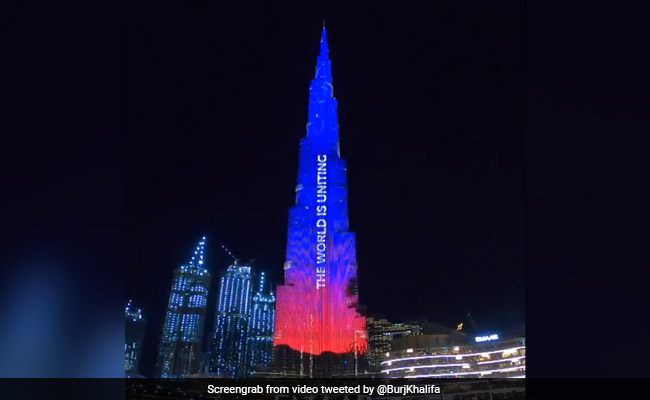 Burj Khalifa Lights Up In Support Of Australia Over Devastating Wildfires