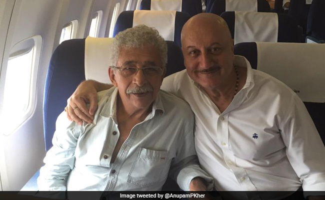 In Naseeruddin Shah vs Anupam Kher, Sushma Swaraj's Husband Rage-Tweets