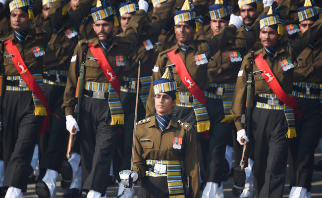 Captain Tania Sher Gill Leads All-Men Contingent In Republic Day Parade