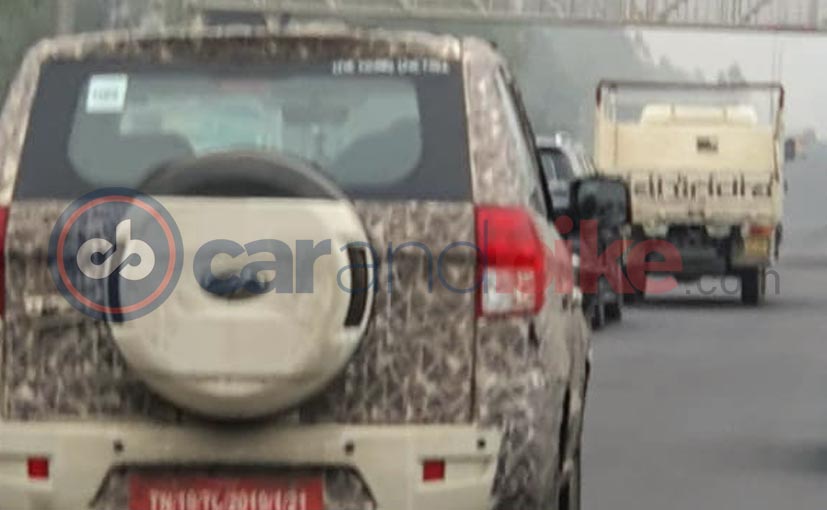 2020 Mahindra TUV300 Plus Spotted Testing