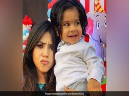 Smriti Irani Posts Special Message For Ekta Kapoor's Son Ravie On His First Birthday Smriti Irani Posts Special Message For Ekta Kapoor's Son Ravie On His First Birthday