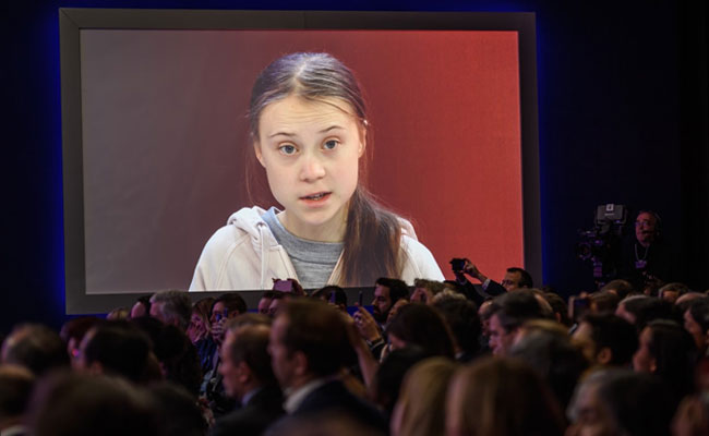 Greta Thunberg Says Climate Demands "Completely Ignored" At Davos