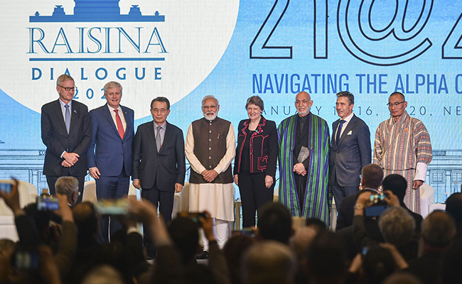 World Leaders Talk US-Iran Tensions, Climate Change At Raisina Dialogue