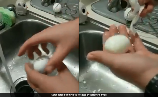 Peel An Egg In 10 Seconds With This Hack. 3 Million Views For Video