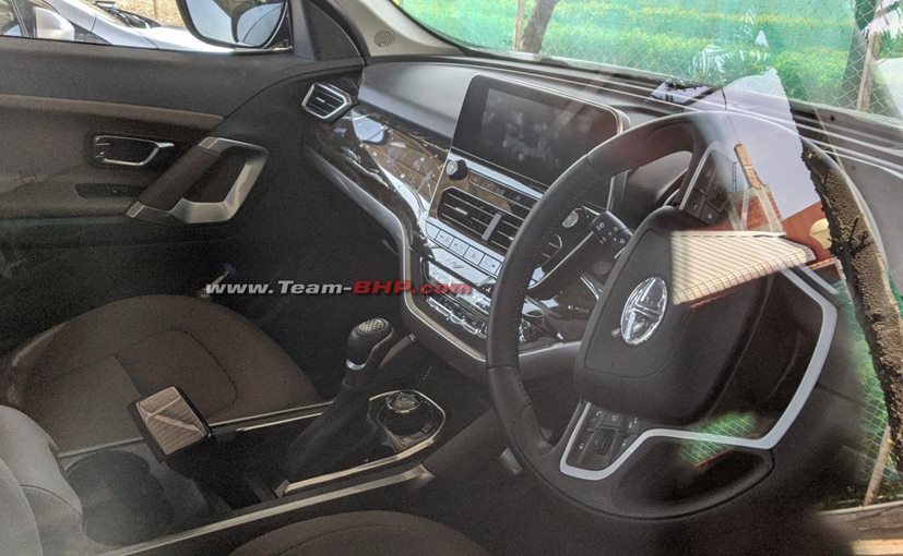 2020 Tata Harrier Automatic Cabin Uncovered In New Spy Photos