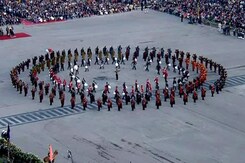 Colourful Beating Retreat Ceremony Marks End Of Republic Day Celebration Colourful Beating Retreat Ceremony Marks End Of Republic Day Celebration
