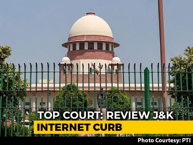 J&K Internet Curbs, All Restrictions To Be Reviewed In A Week: Top Court