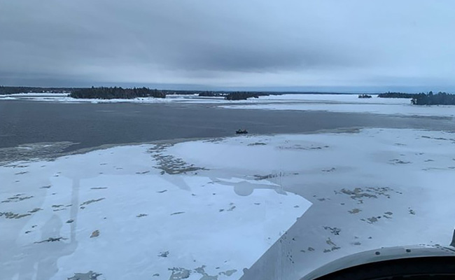 French Tourist Found Dead After Snowmobile Breaks Through Ice In Canada