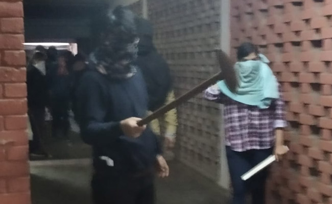 Masked Woman In JNU Video Suspected To Be From Delhi University: Sources