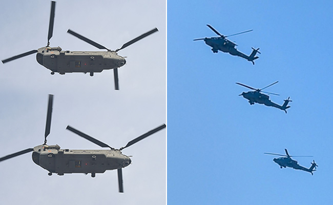 Republic Day Parade 2020's Spectacular Flypast Include Chinook, Apache Helicopters For First Time