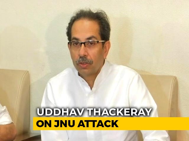 "Reminded Of 26/11": Uddhav Thackeray On JNU Mob Attack