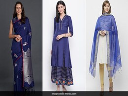 From <i>Sarees</i> To Stilettos, Here's How To Wear Pantone's Classic Blue In 2020 From <i>Sarees</i> To Stilettos, Here's How To Wear Pantone's Classic Blue In 2020