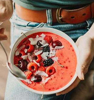 Straw Protein Smoothie