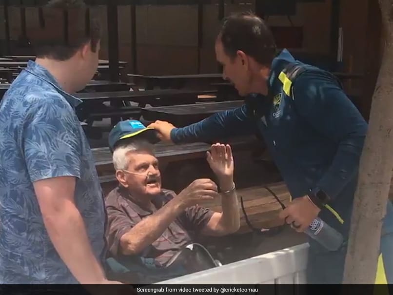 Justin Langers Gesture For 80-Year-Old Australia Fan Wins Hearts On Internet. Watch Justin Langers Gesture For 80-Year-Old Australia Fan Wins Hearts On Internet. Watch