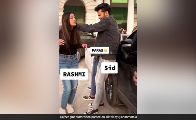 'पारस' ने गिराया और 'सिद्धार्थ' ने दिया धक्का, गुस्साई रश्मि ने जड़ दिया तमाचा...देखें Viral TikTok Video