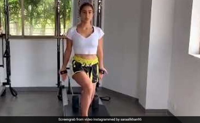 सारा अली खान ने शेयर किया जिम Video, फैन्स को यूं किया मोटिवेट