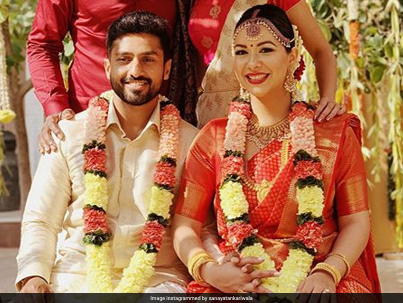 Karun Nair Marries Long-Time Girlfriend Sanaya Tankariwala, Shreyas Iyer, Varun Aaron Post Pictures