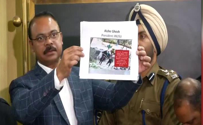 Cops Name Student Leader Aishe Ghosh, Others For Attack At JNU Hostel