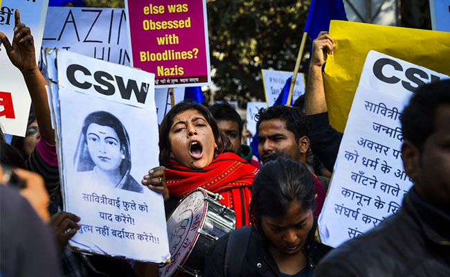 Women, Transgender, Queer Communities March In Delhi Against Citizenship Act