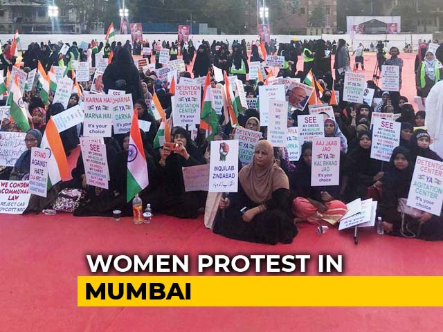 In Mumbai, Women Protest At Agripada Against CAA, NRC