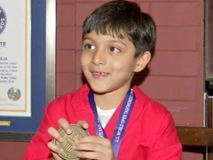 5-Year-Old Boy From Hyderabad Gets Guinness World Record In Taekwondo