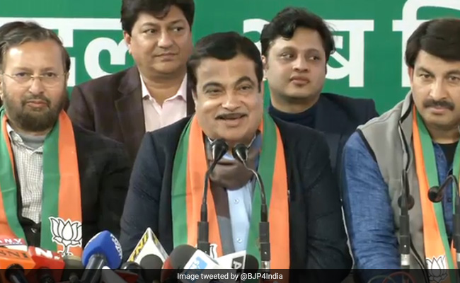 BJP Promises Clean Water, E-Scooters For Girl Students In Delhi Election Manifesto: 10 Points