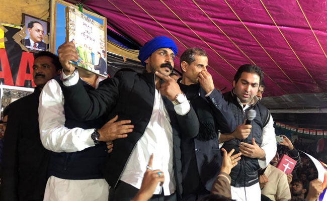 "Women Fighting For India": Chandrashekhar Azad's Message At Shaheen Bagh