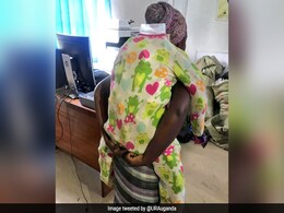 Woman Tries Smuggling Cosmetics In Fake Baby, Arrested Woman Tries Smuggling Cosmetics In Fake Baby, Arrested